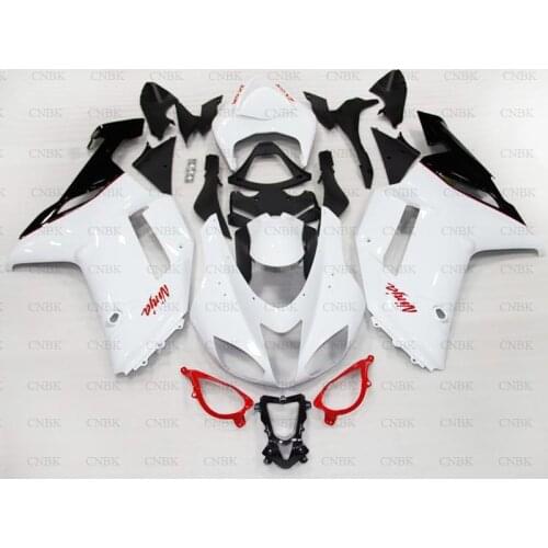 Motorcycle Fairing for 636 Zx-6r 08 Zx6r Fairing Kits 2008 Ninja Zx-6r Fairings 2007 - 2008 White