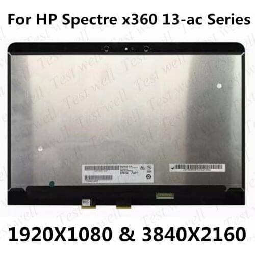 Original 13.3" LCD Touch screen Panel Assembly for HP X360 Spectre 13-AC 13-AC034DX 13-AC032TU 13-AC039TU 13-AC003LA 13-AC001NA