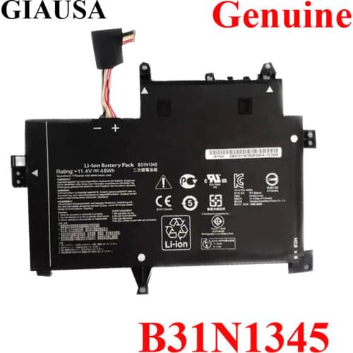 GIAUSA Genuine B31N1345 battery for Asus TP500 TP500LA TP500LN TP500LB 0B200-00990100 Series Laptop Tablet 48wh