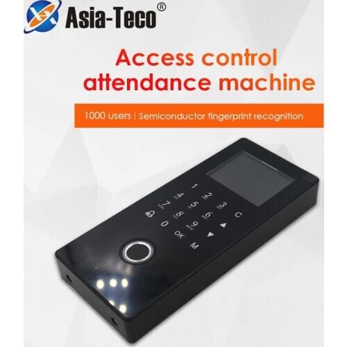 Fingerprint Biometric Touch Button Electric Magnetic Lock Access Control System USB Time Attendance 1000Users