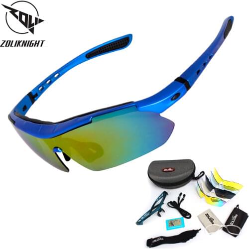 Polarized Cycling Glasses Bike Outdoor Sports Bicycle Sunglasses For Men Women Goggles Eyewear 5 Lens Cycling Glasses MTB