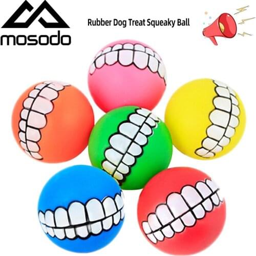 Teeth Ball Pet Spherical Toy Teeth Rubber Sound Toy Ball Factory Direct Molar Dog Teeth Ball Funny Squeak Chew Toys Pet Supply