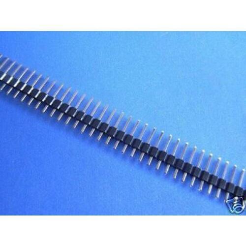 50pcs 2mm 40 Pin Male Single Row Pin Header Strip