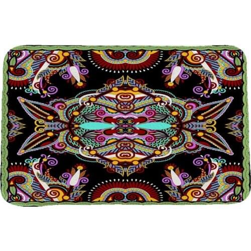Ethnic Style National Customs Rug Hallway Carpets and Rugs for Bedroom Living Room Carpet Kitchen Bathroom Anti-Slip Floor Mats