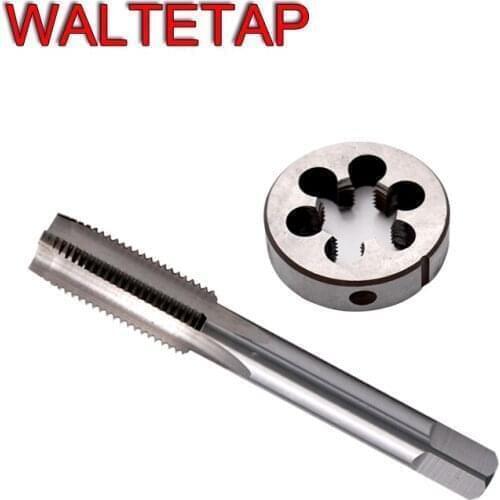 1 Set HSS Metric Hand tap and Round Die M19 X0.5 M19X0.75 M19X1 M19X1.25 M19X1.5 M19X2 Screw Fine Thread Taps Threading Dies