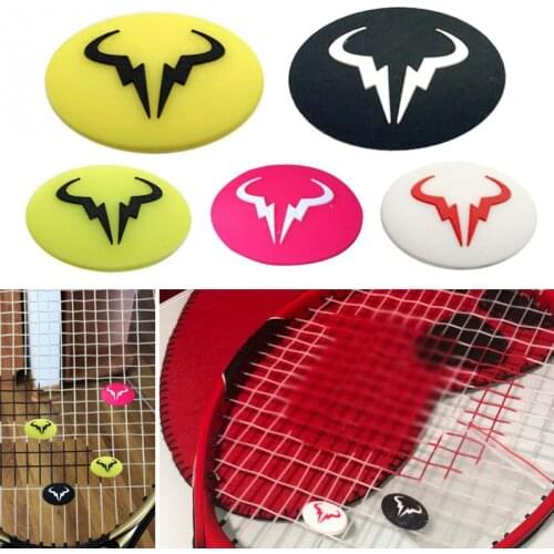 1pc Cartoon Tennis Racket Shock Absorber Vibration Dampeners Silicone Durable