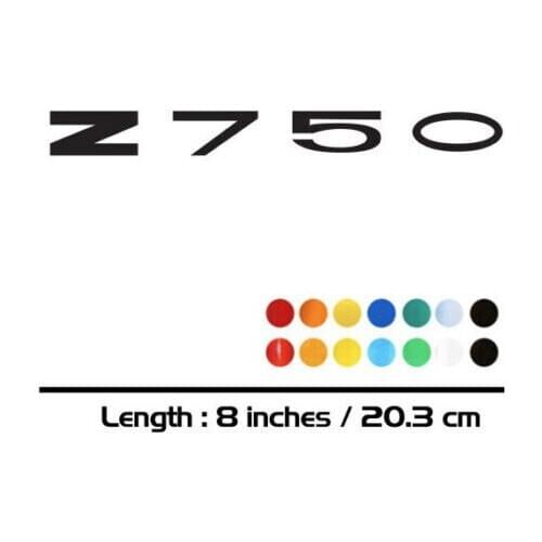 2 X NEW Motorcycle sticker bike Fuel tank Wheels helmet fairing Luggage MOTO accessories reflective sign decal For KAWASAKI Z750