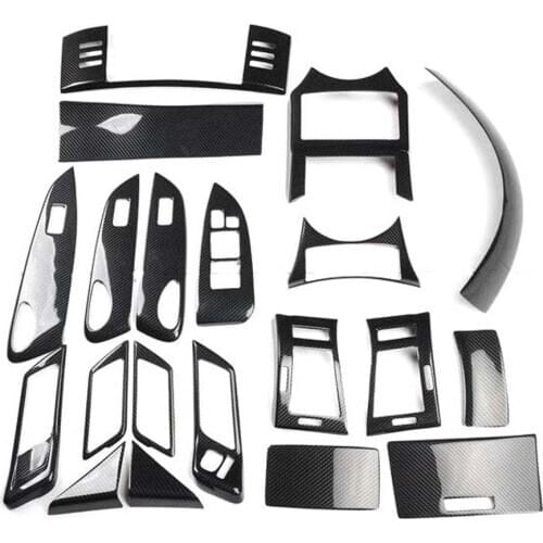 20pcs Car Styling For Toyota Reiz 2005-2009 Left Hand Drive Car Interior Trim GPS Instrument Window Cover ABS Auto Moldings