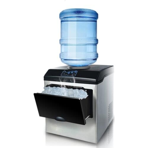 25KG / 24H Commercial Automatic Ice Cube Maker Portable Household Electric Ice Maker Machine With Sand Ice function 220V