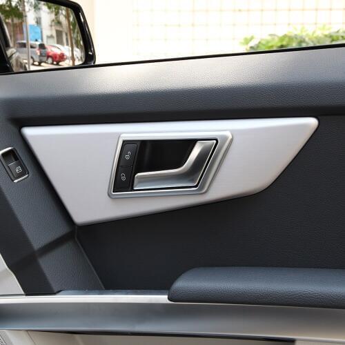 Car Interior Door Decoration Frame Trim For Mercedes Benz GLK X204 GLK200 260 2009-2015 Car Styling Acessories