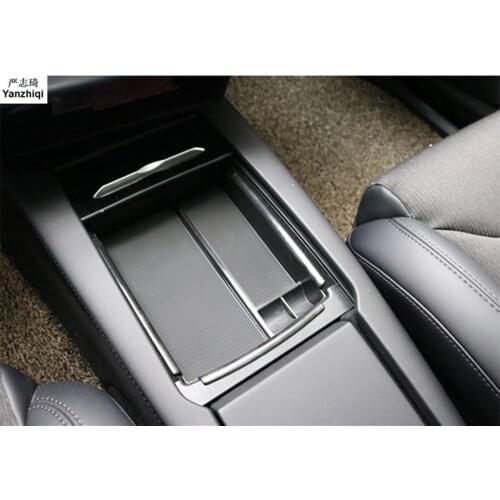 For Tesla Model S Facelift 2017 2018 Car Armrest Box Central Secondary Storage Tray Holder Container Organizer Stowing Tidying