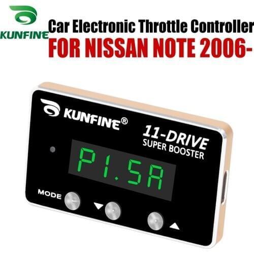 KUNFINE Car Electronic Throttle Controller Racing Accelerator Potent Booster For NISSAN NOTE 2006- After Tuning Parts 11 Drive