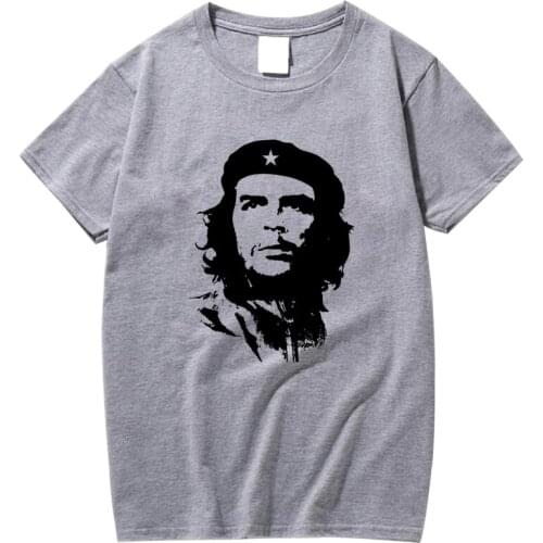 Men high quality short sleeve 100% Cotton che guevara revolution printed men t-shirt casual o-neck mensT-shirt female tee shirt