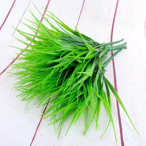 7 Stems artificial plant simulation green fern grass persian leaves flower bouquet potted green plants home wedding decoration