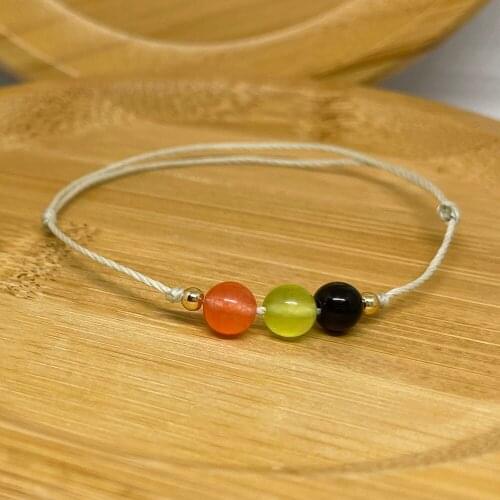 Summer Bracelets for Women Sweet Natural Stones Decorations Accessoories Gold Plated Beads Thread Jewelry Gifts Female Wholesale