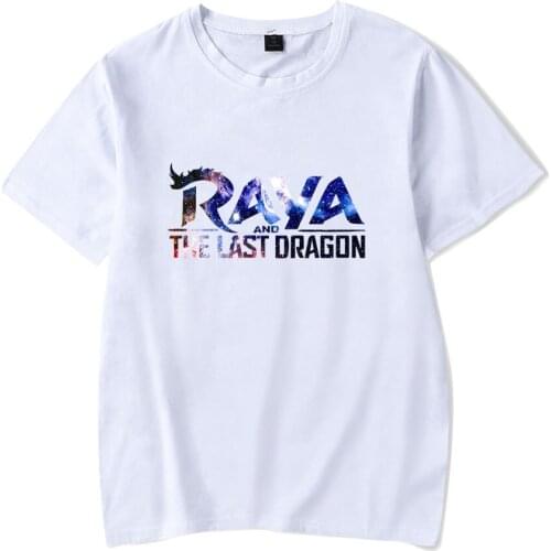 Boys/girls Summer Casual T Shirt Raya and the Last Dragon Short-Sleeved Print O-Neck Fashion T-Shirt Children Anime Clothes
