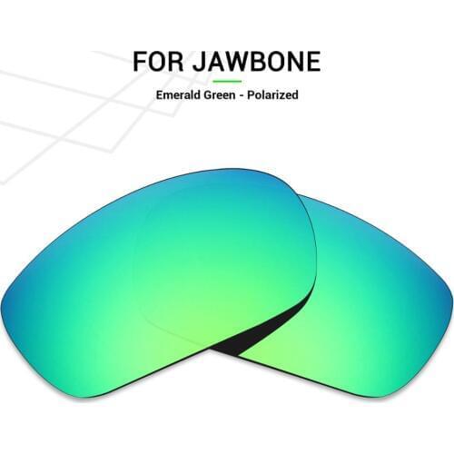 Mryok POLARIZED Replacement Lenses for Oakley Jawbone Sunglasses Emerald Green