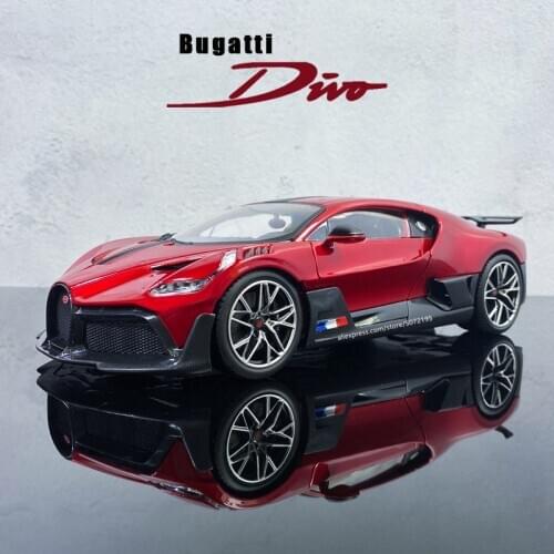 Bburago 1:18 Bugatti Divo Supercar Simulation Alloy Car Model Collect gifts toy