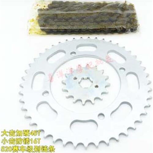 Motorcycle Spare part Chain set with gear sprocket for Yamaha XV250 XV 250 250cc Route 66 QJ250 Keeway Cruiser Virago