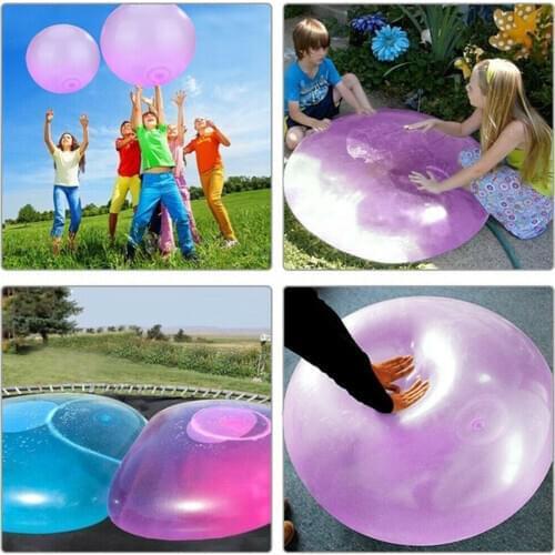 New Big Size120cm Bubble Balloon Inflatable Funny Toy Ball Amazing Tear-Resistant Super Gift Inflatable Balls for Outdoor Party
