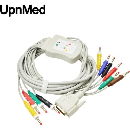 Nihon Kohden 10 Lead ECG Cable and Leadwires,Banana 4.0mm,IEC