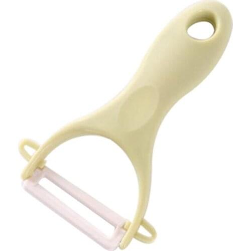 New 1pcs Ceramic Fruit Vegetable Peeler Stainless Steel Potato Carrot Grater Cutter Sharp Peeler Slicer Kitchen Accessories