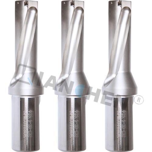 Qian Chen New 16mm -25mm 5D WC03 WC04 SP06 SP07 Drill Type For Wcmt Spmg Insert U Drilling Shallow Hole indexable insert drills
