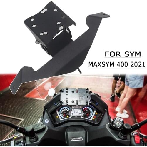 Motorcycle Mobile Phone Navigation GPS Bracket Board For SYM MAXSYM 400 Maxsym400 2021 Motorcycle Accessories