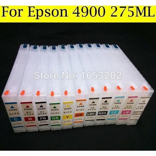 11 Pieces/Lot Permanent Chip For EPSON 4900 Ink Cartridge Compatible For 4900 4900XL Printer
