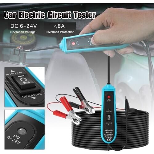 12V 24V Battery Power Probe Auto Circuit Tester Electrical System Powerscan Test Car Electric Circuit Tester Tools