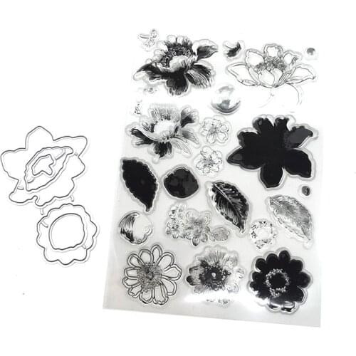 Julyarts Cutting Dies Flowers Stamp Scrapbooking Tools Carbon Steel Material Craft Creative Stamps Paper Card Stencil