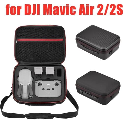 Storage Bag Hard Shell Waterproof Carrying Case Travel Bag Shockproof Shoulder Hand Bag for DJI Mavic Air 2 Drone Accessories