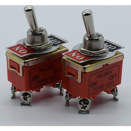 Toggle switch Shake head rocker switch E - TEN1221 4 feet 2 15 a / 250 v