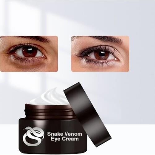 Snake Venom Eye Cream Dark Circle Eyes Bags Fat Granule Eye Care Essential Cream Anti-Aging Anti-Puffiness Moisturizing Eye Mask