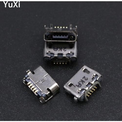 YuXi 10pcs Micro USB 5pin B Type Female Connector Micro USB Jack 5 pin Charging Socket Port for Blackview BV6000 BV6000S bv5000