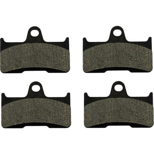 Motorcycle Rear Brake Pads for QUADZILLA CUV 500 SxS & RL 500 MKII Buggie & RS5 4WD & RS6 EFI 4WD 10-11 QZ 500 09-11