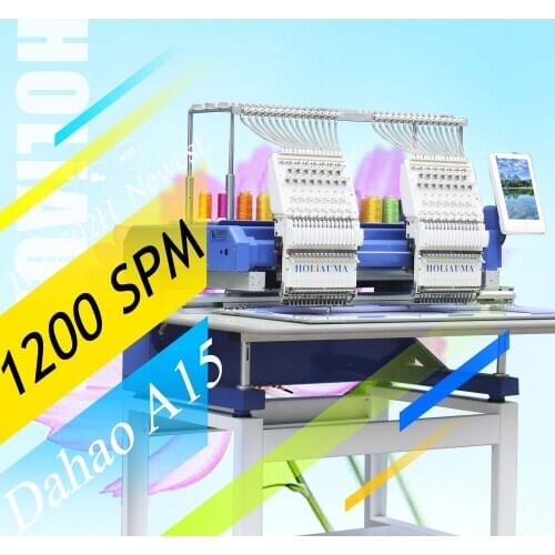 3 Years Quality Warranty!Various Models T Ajima/Brother Pr 600 Similar 2 Head Embroidery Machine Multi Function Flat Hat Device