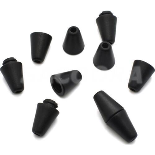 50pcs/pack Black Lanyard Safety Breakaway Pop Barrel Connectors For Ribbon Lanyards Cord Lock Stopper