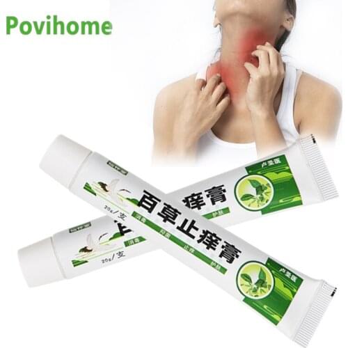20g Psoriasis Antipruritic Antibacterial Cream Pruritus Eczema Dermatitis Ointment Anti-Itch Herbal Medical Plaster Skin Care