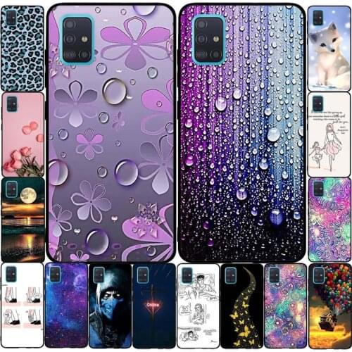 For Samsung Galaxy A51 Case Soft Silicone Protective Cover For Samsung A51 Phone Back Cover Samsung Galaxy A51 Case Funda Bumper