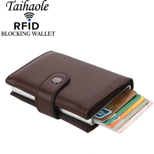 2020 Genuine Leather Credit Card Holder Aluminium Men Women Credit Card Wallet Netherlands Top Selling Business Card Case