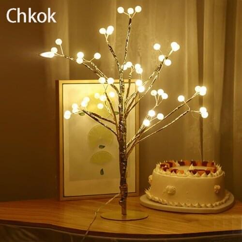 Chkok LED Desktop Bonsai Tree Light Christmas Tree Light Easter Display Tree Light Mini INDOOR Decoration Tree Light Night Light