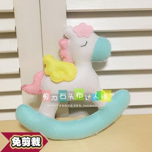 DIY Trojan horse ringing Fabric Felt kit Non-woven cloth Craft DIY Sewing set Handwork Material DIY needlework supplies