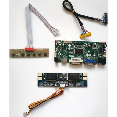 For CLAA215FA01 MT215DW01 Inverter VGA+DVI 1920*1080 21.5" LVDS 30-Pin 4CCFL M.NT68676 LCD display controller card DIY kit