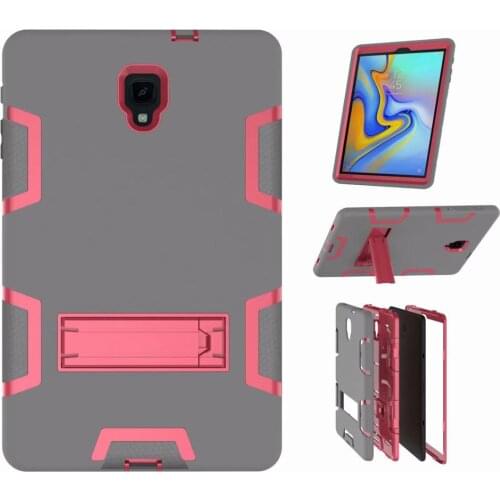 For Samsung Galaxy Tab A 10.5 SM-T590 SM-T595 Silicon+PC shell Shockproof Stand case Tablet case+Pen
