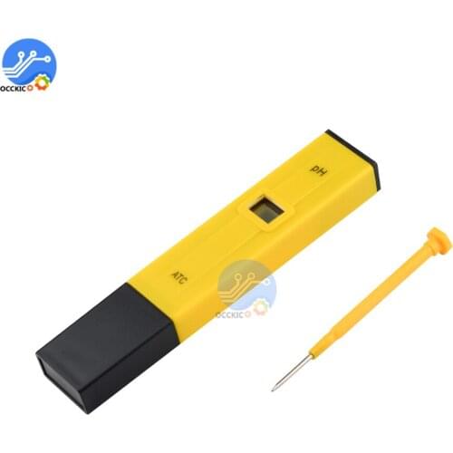 Pocket Pen type Water PH Meter Digital Tester PH-009 IA 0.0-14.0pH for Aquarium Pool Water Laboratory 20%off