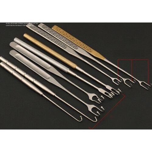 Beauty plastic pull hook nose double ball head pull hook blunt head sharp head double eyelid hook single claw double claw