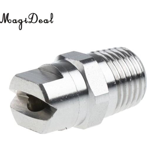 MagiDeal HU-SS6550 High Pressure Spray Nozzle Tip 1/4' Pressure Washer Accessories - Stainless Steel