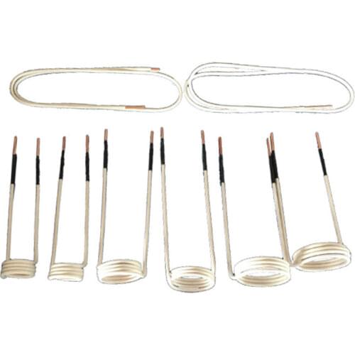 Mini Magnetic Heater DIY Induction Coils Induction Coil Ductor Magnetic Induction Heater Kit Flameless Heat Accessories 8Pcs New