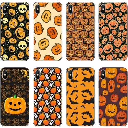 Cartoon Halloween Accessories Phone Case For Huawei P30 P20 Pro P10 P9 P8 Lite Y5 Y6 Y7 Y9 P Smart Plus 2018 2019